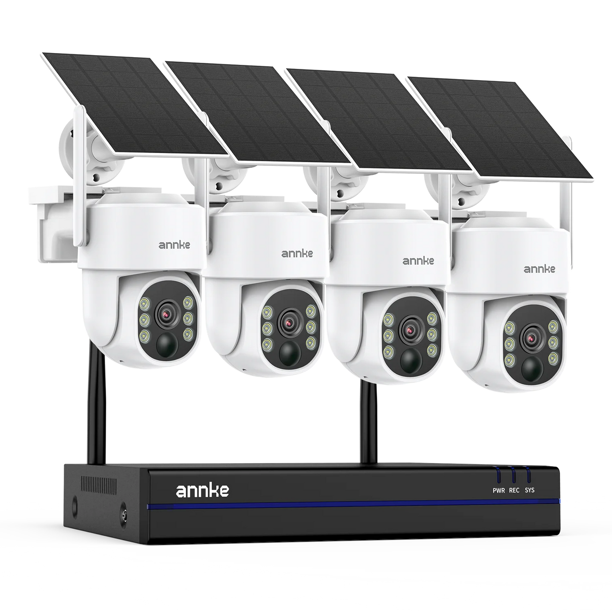 Annke 16CH 4MP Dual Band Solar Wireless Camera Security System