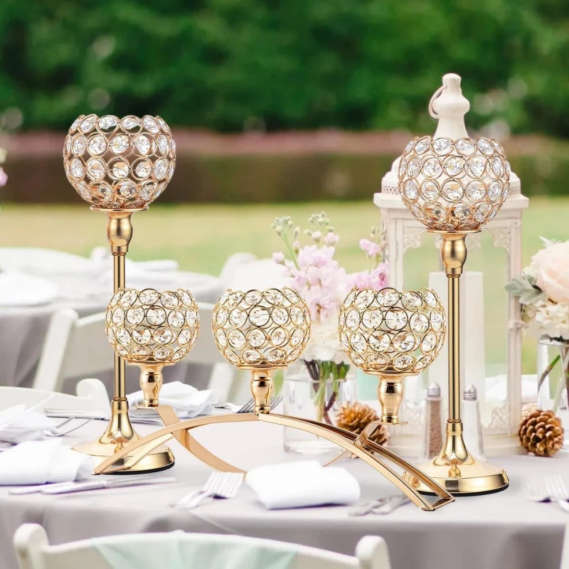 Vincigant Three Arm Candle Holder Candelabra For Wedding Decor