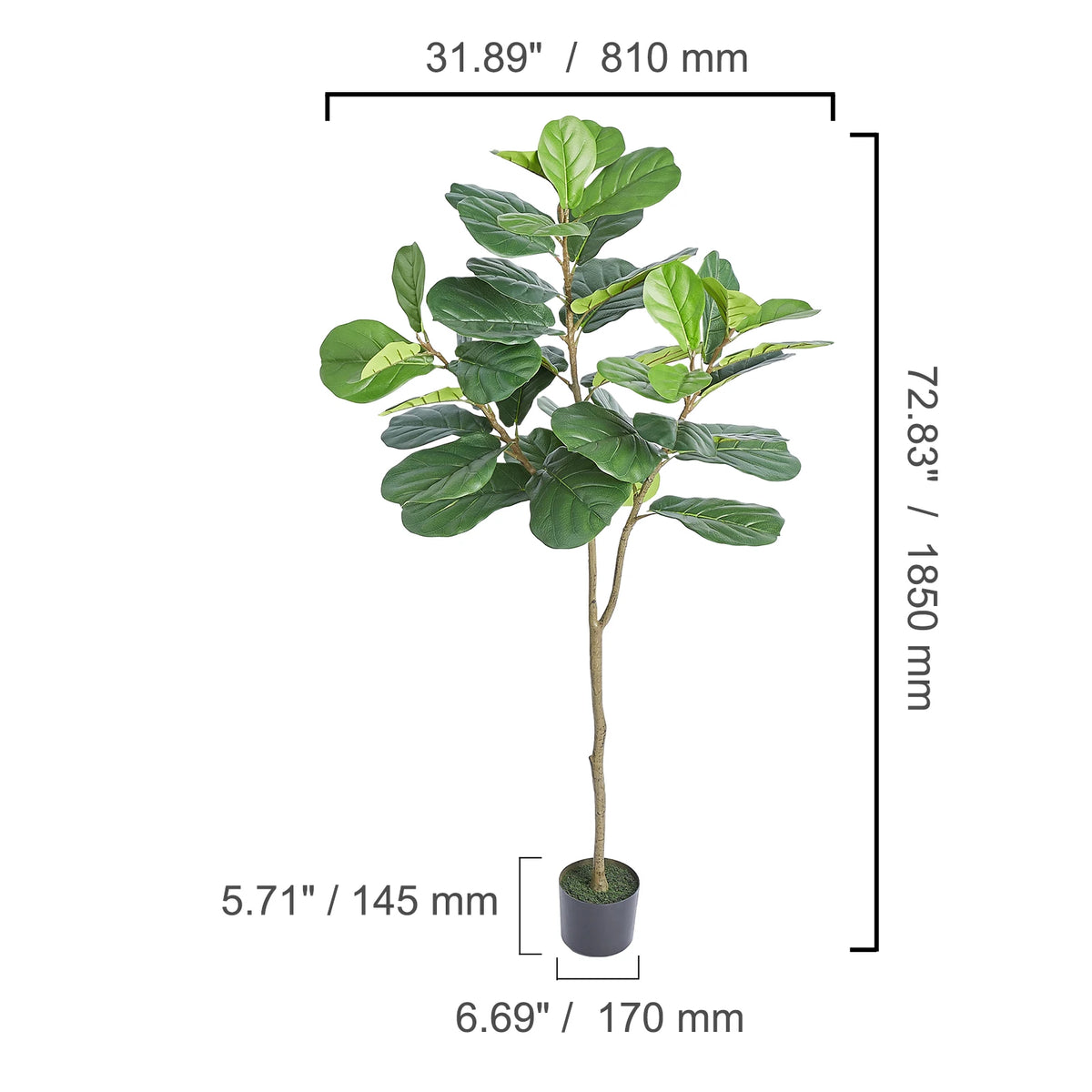 SucceBuy Artificial Olive Tree Crafted From Durable PE Material