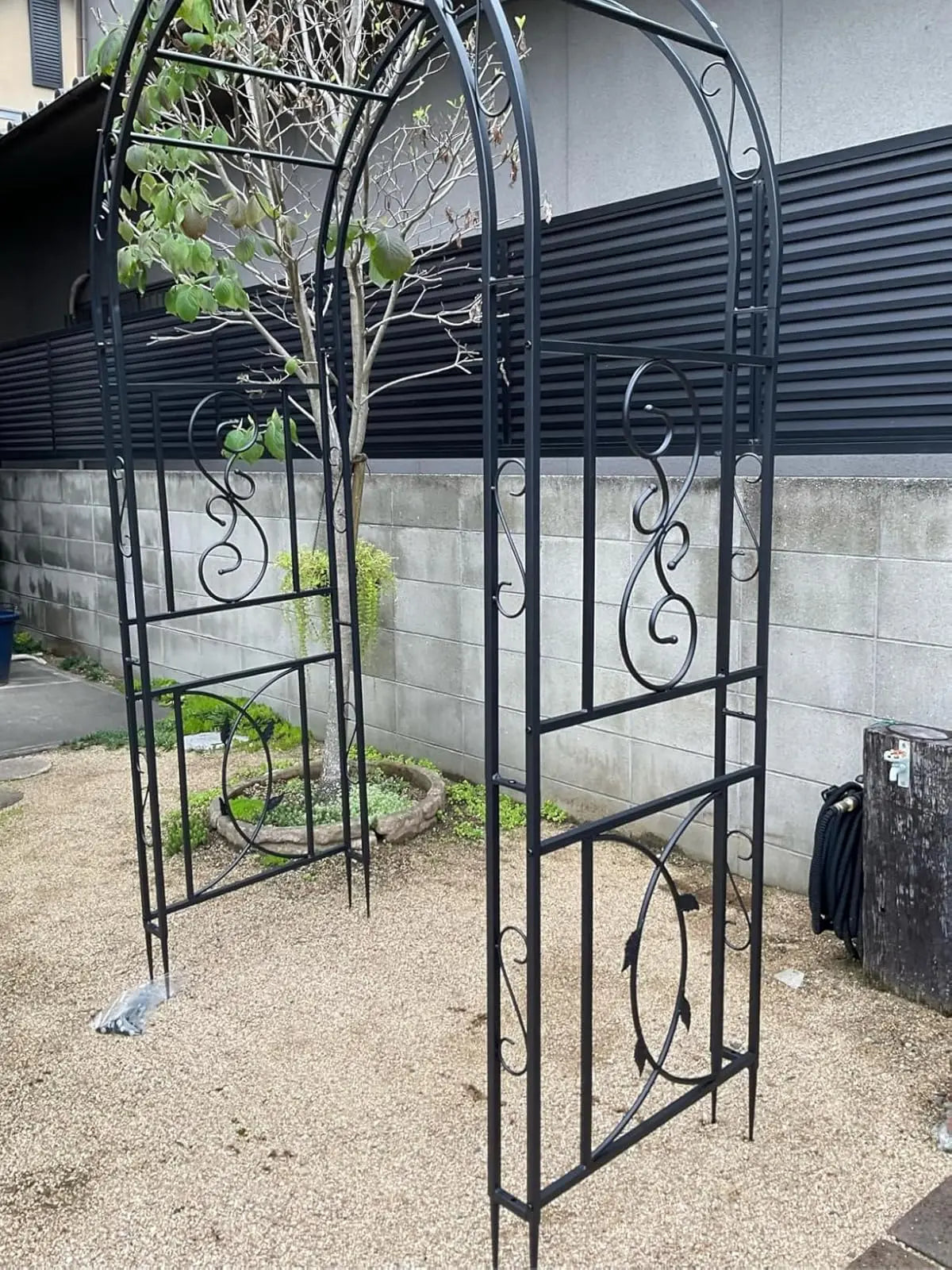 Heavy Duty Metal Garden Arbor And Plant Arch Trellis