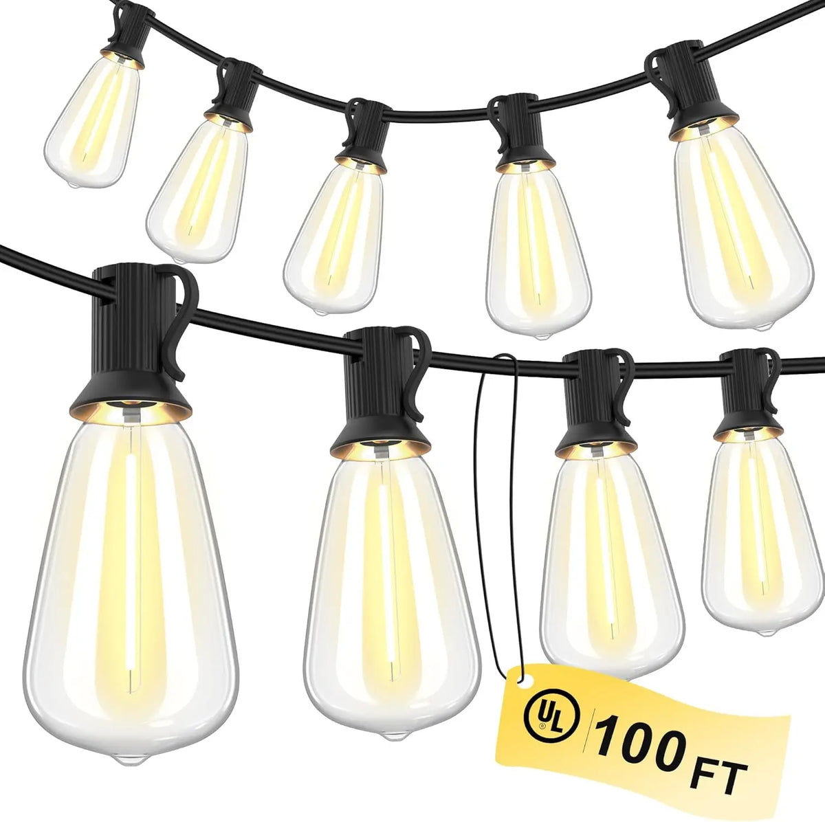 MIMIRGB LED Outdoor String Lights For Garden And Patio