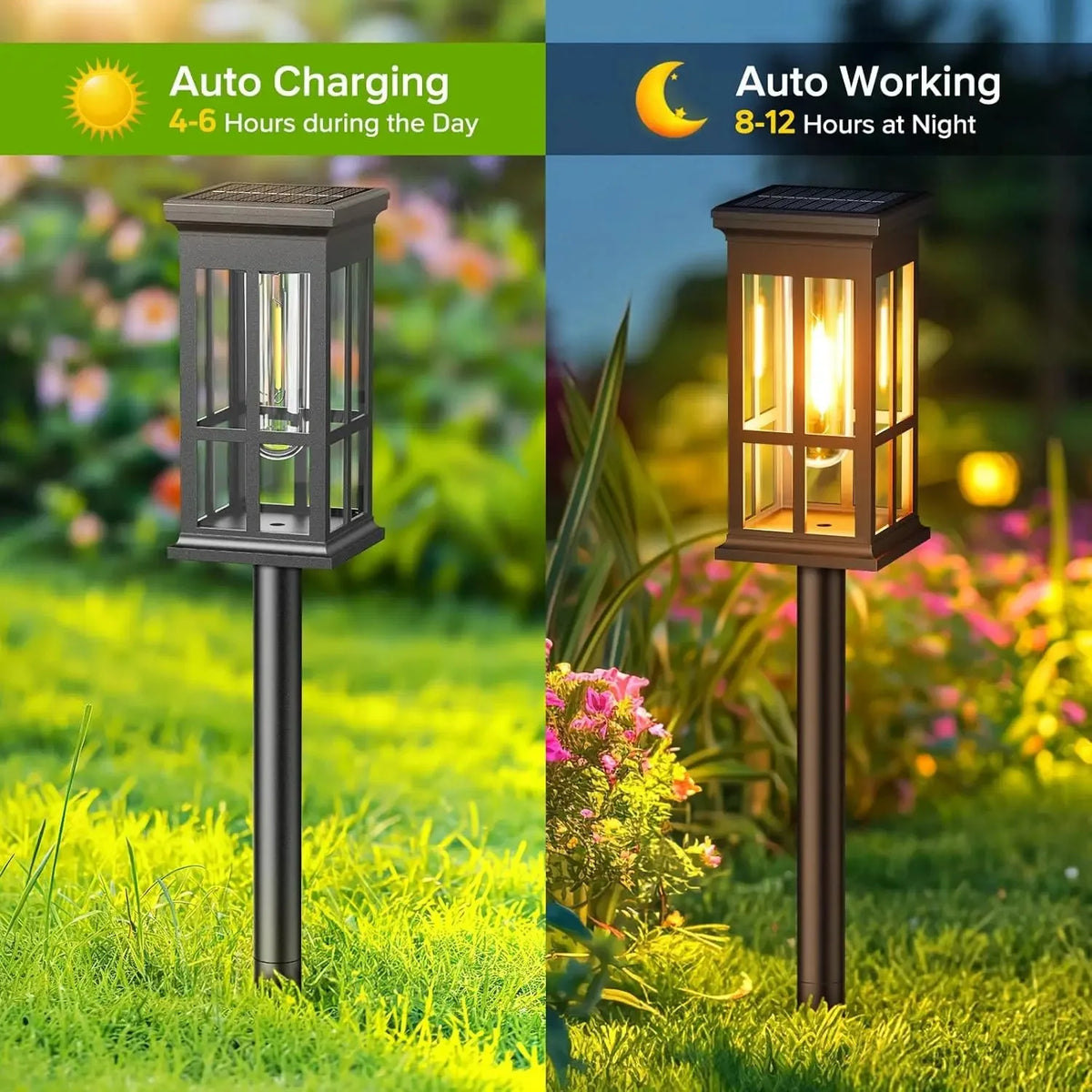 Solar LED Waterproof Pathway Light For Garden Landscape Use