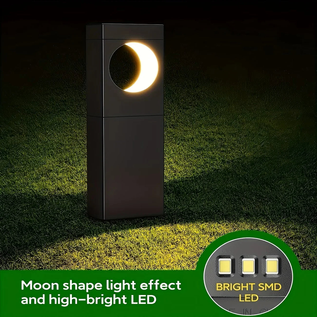 Automatic Solar Moon Pathway Lights For Garden Patio Yard Decor