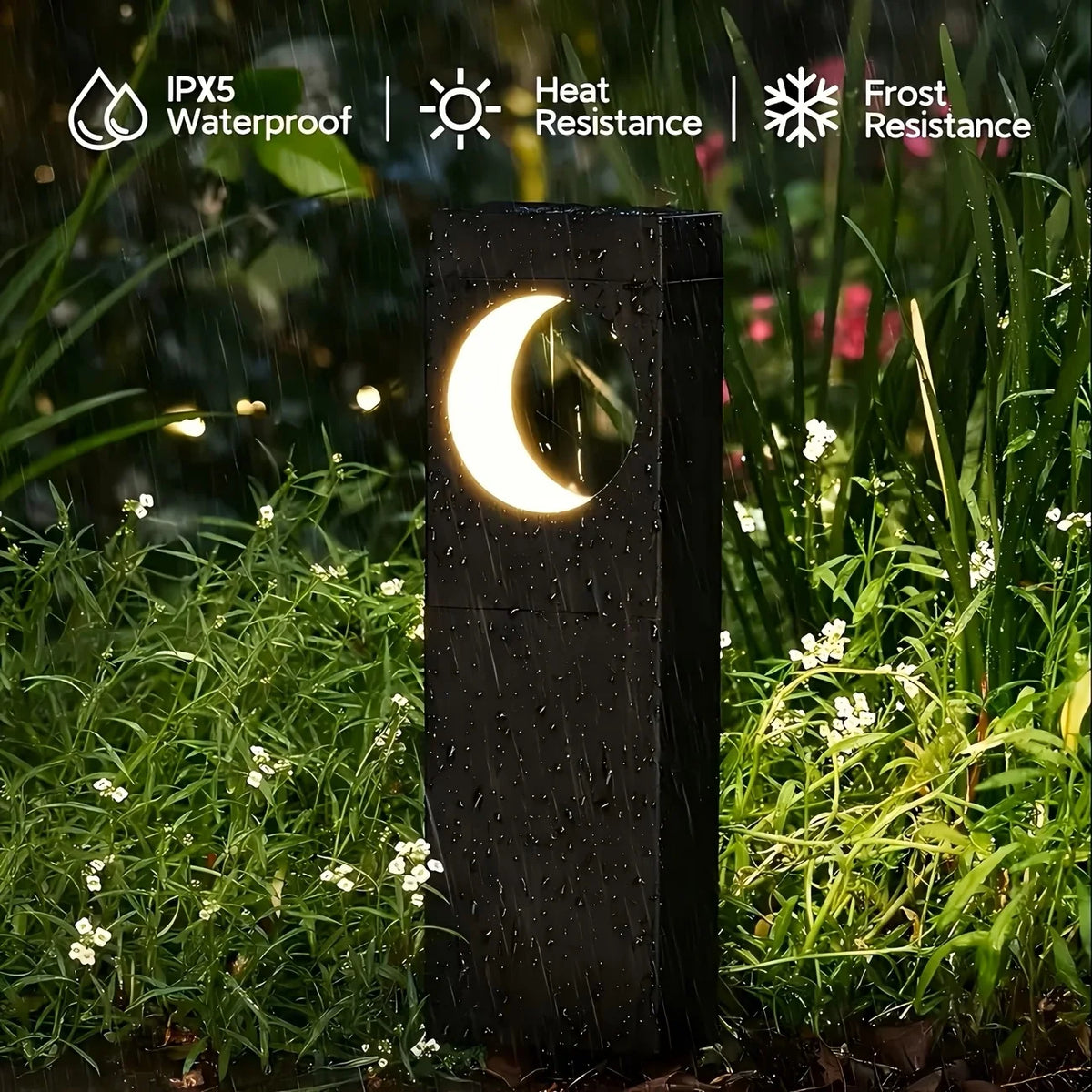 Automatic Solar Moon Pathway Lights For Garden Patio Yard Decor