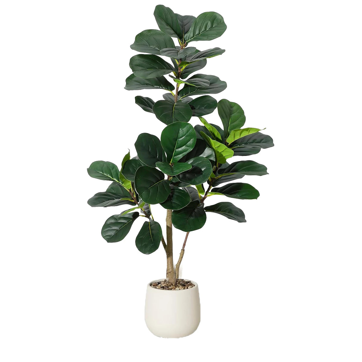 HiMISS Artificial Fiddle Leaf Fig Tree Realistic Floor Plant
