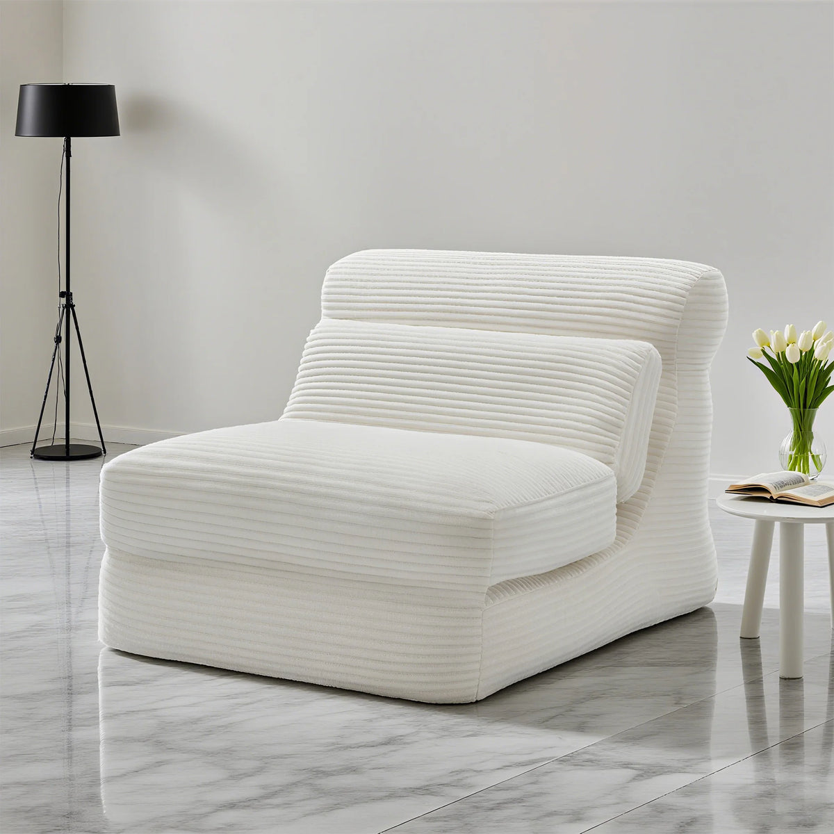 JHK Ergonomic Folding Sofa Bed With Lumbar Support Convertible Chair