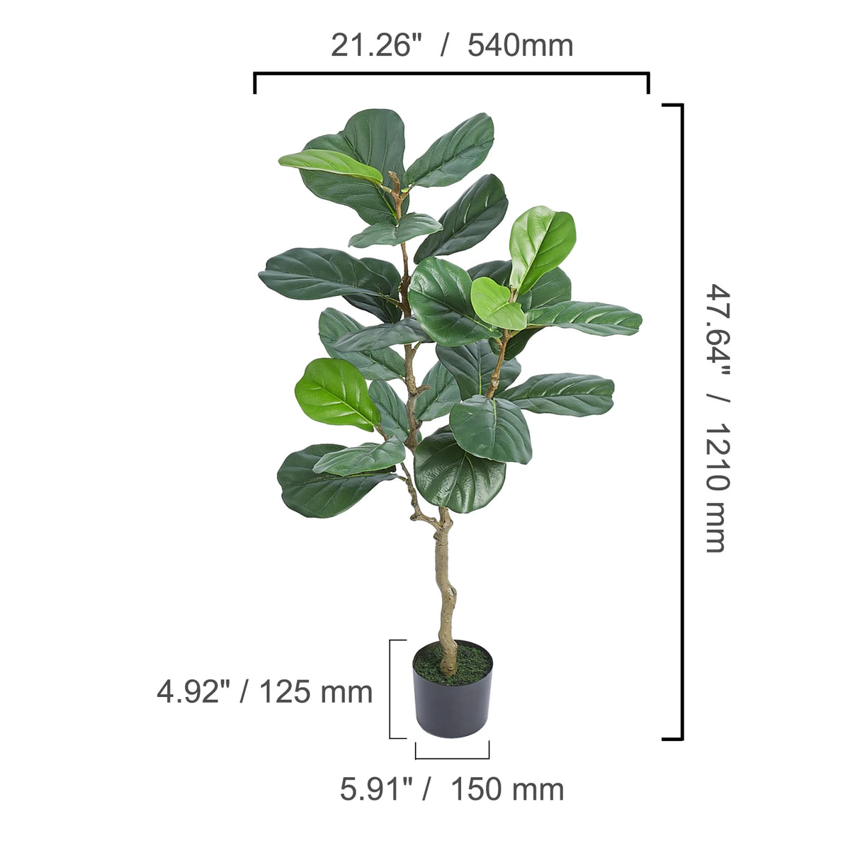 SucceBuy Artificial Olive Tree Crafted From Durable PE Material
