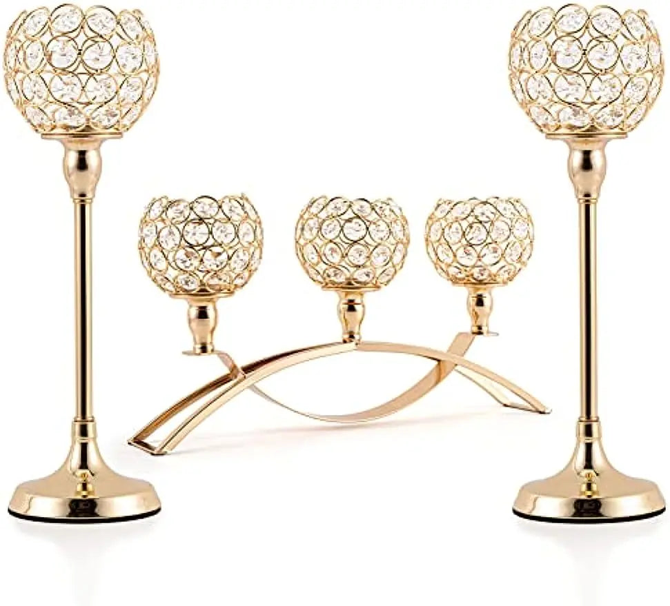 Vincigant Three Arm Candle Holder Candelabra For Wedding Decor