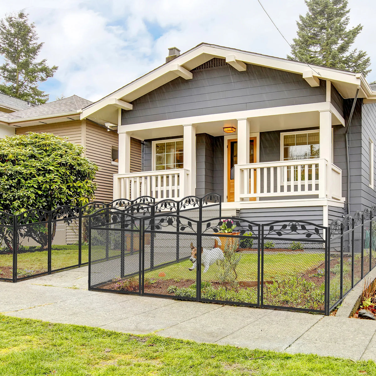 Iron Garden Decorative Fence Panels For Outdoor Landscapes