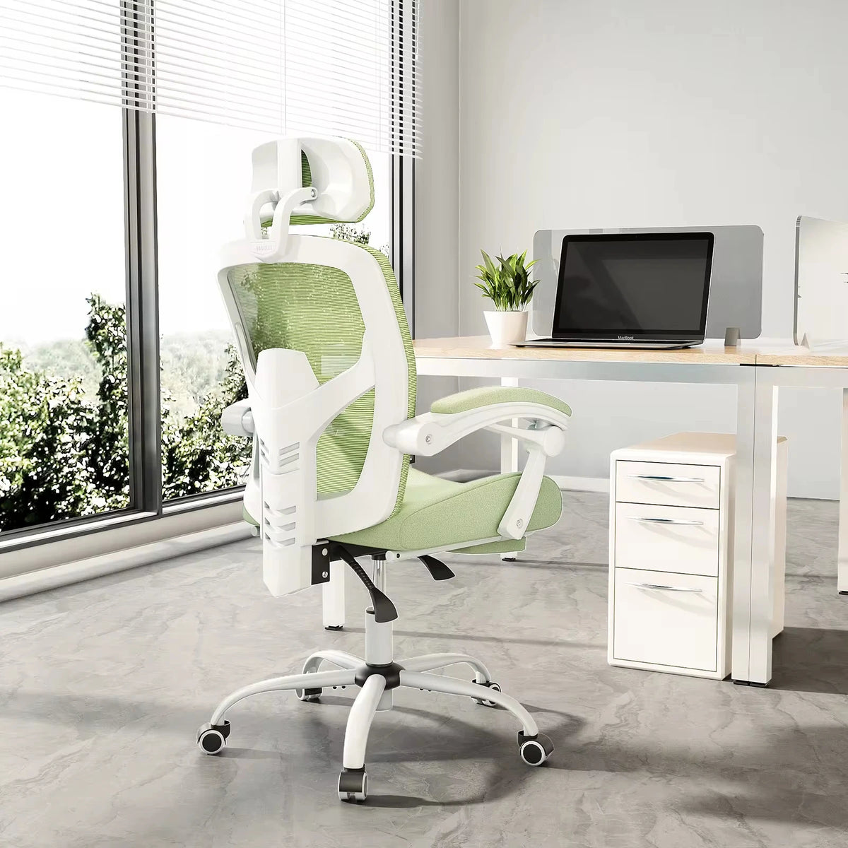 JHK Ergonomic Reclining High Back Mesh Rocking Swivel Gaming Chair