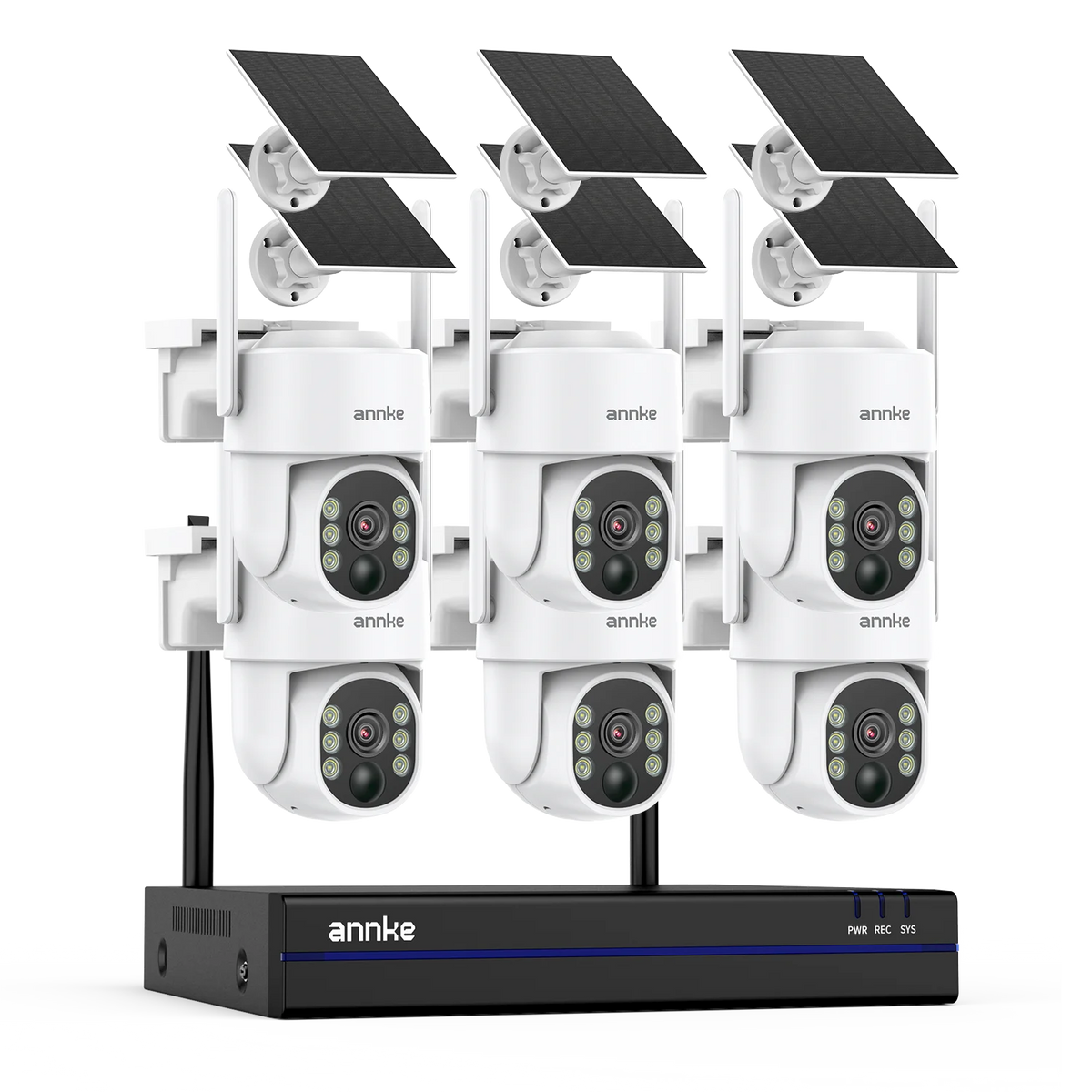 Annke 16CH 4MP Dual Band Solar Wireless Camera Security System