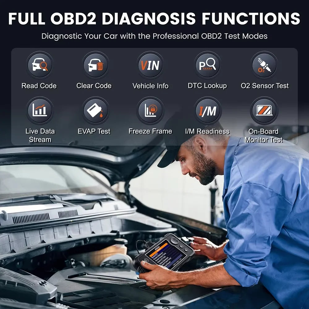 Ancel FX2000 Pro OBD2 Diagnostic Scanner And Reset Tool