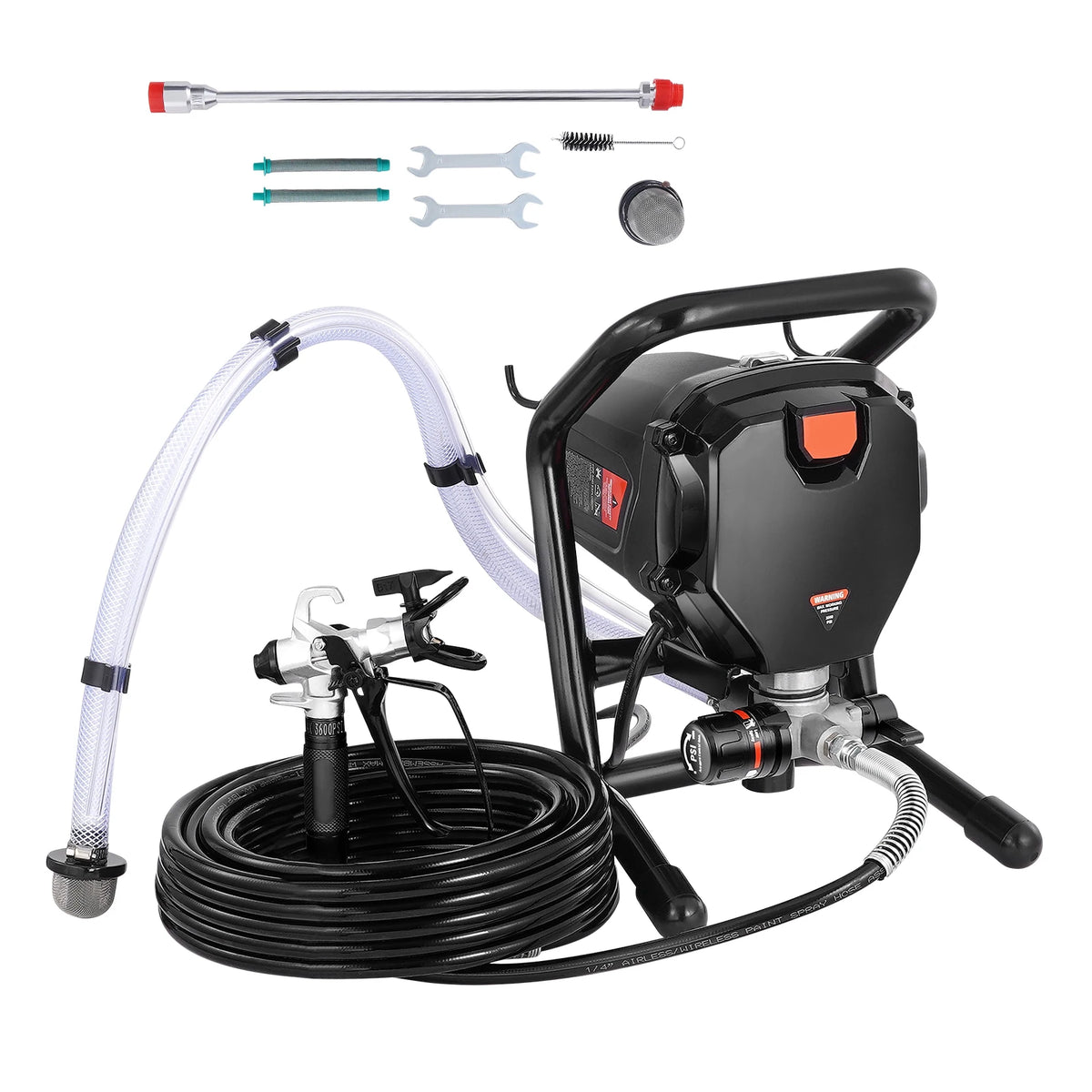 SucceBuy 750W Electric Airless Paint Sprayer For Home Interiors