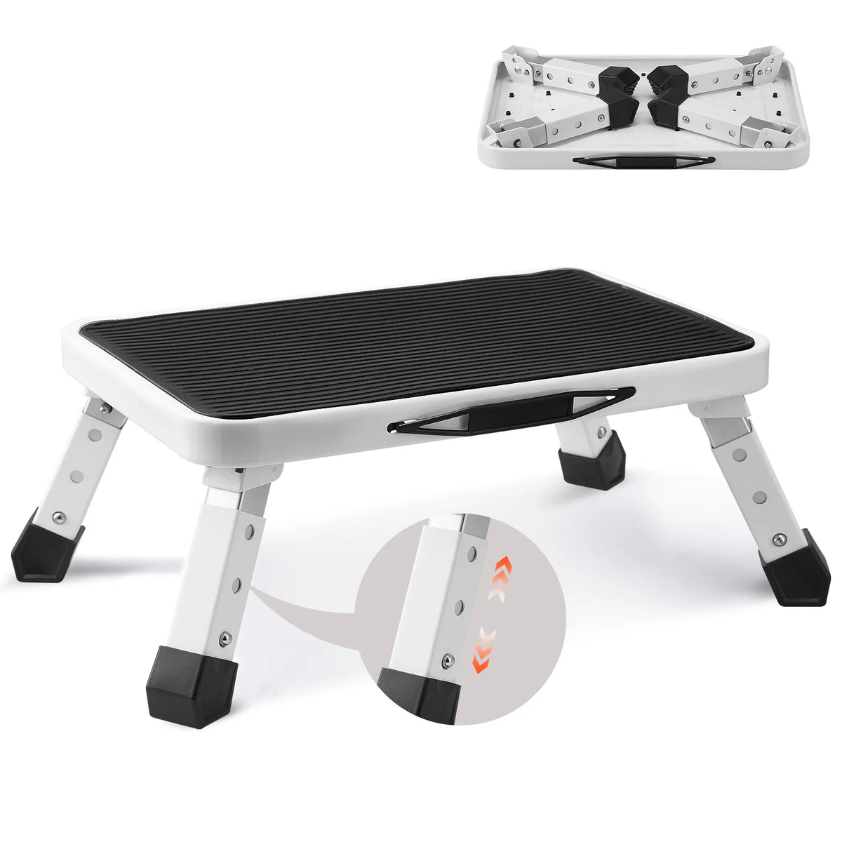 VEVOR Adjustable Height Step Stool For Home And Bathroom Use