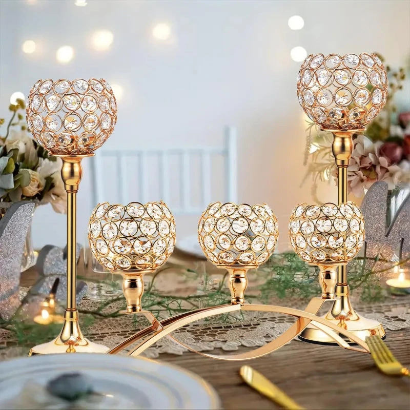 Vincigant Three Arm Candle Holder Candelabra For Wedding Decor