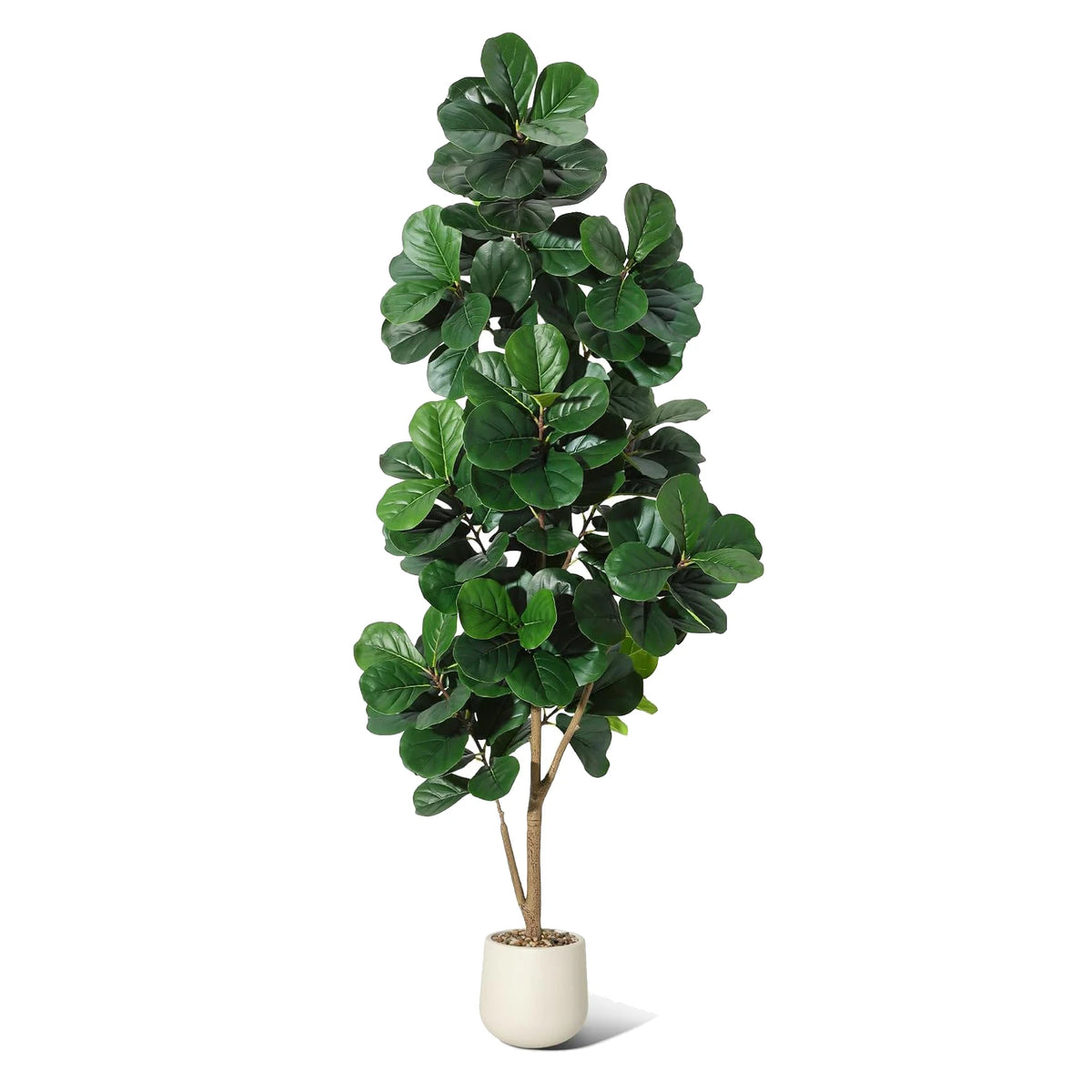 HiMISS Artificial Fiddle Leaf Fig Tree Realistic Floor Plant