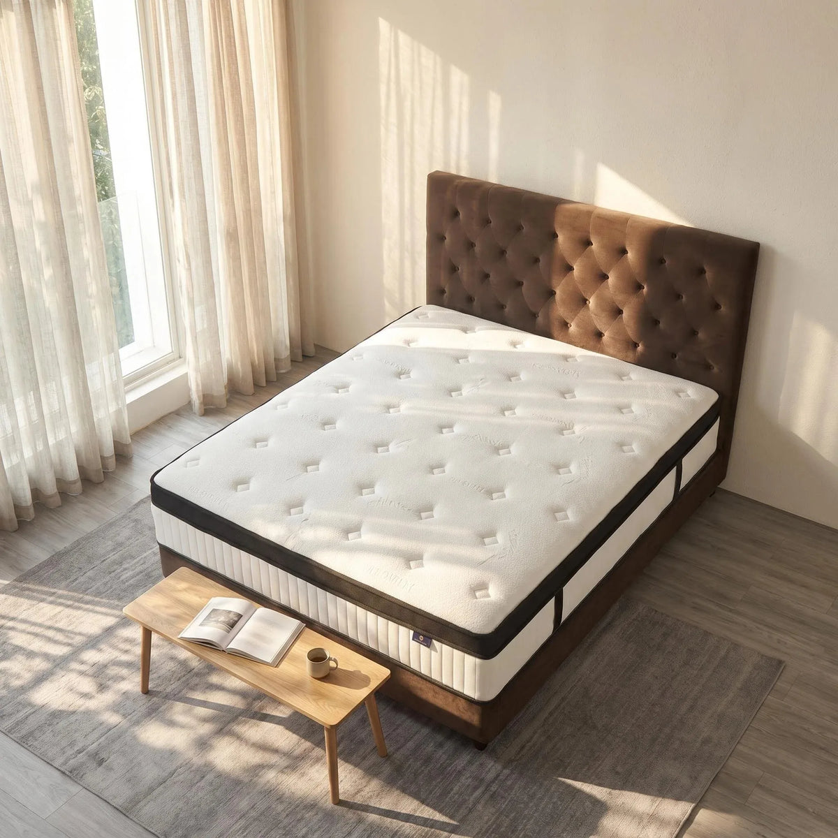 Hybrid Pocket Spring Mattress With Medium Firm Pressure Relief Support