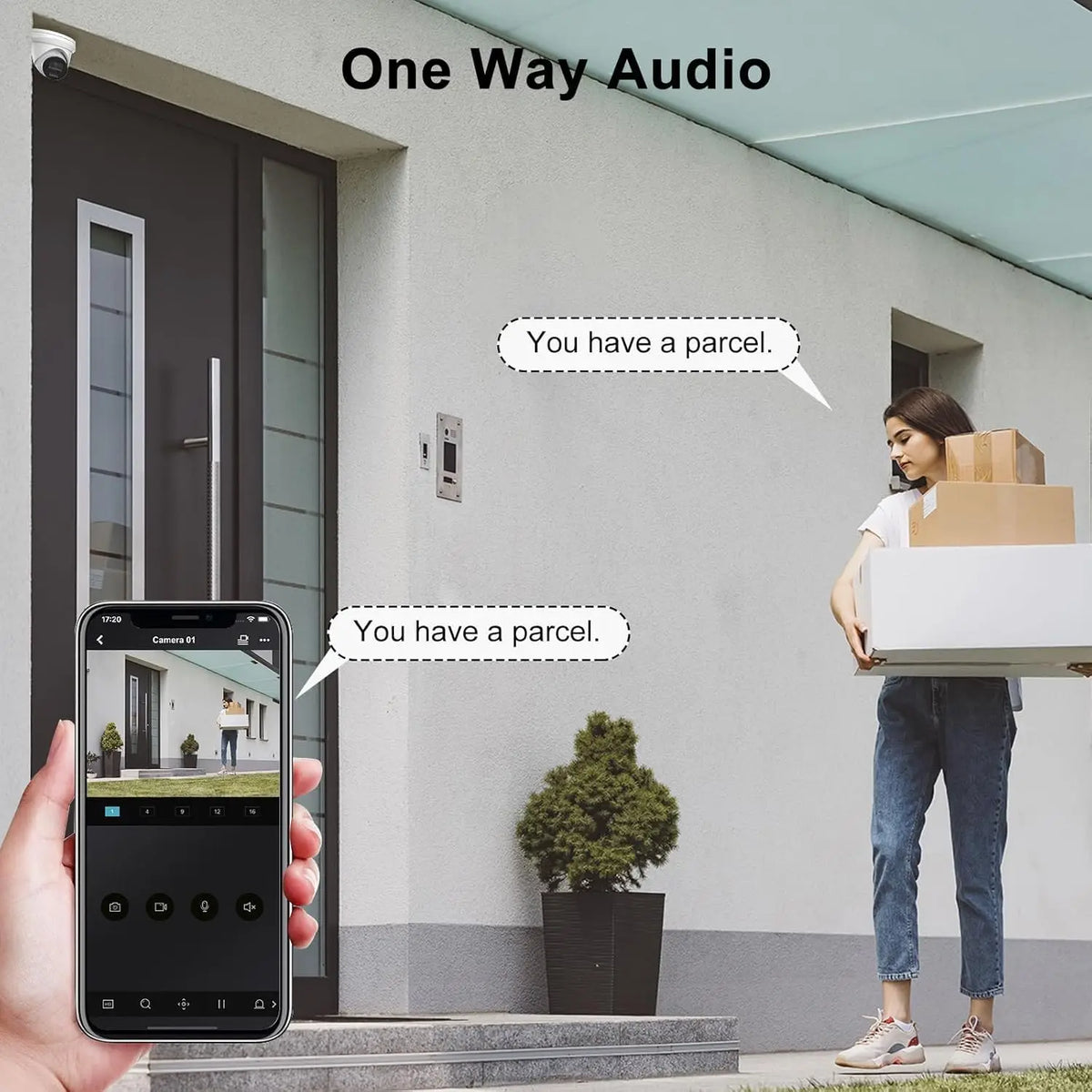 Anpviz 8MP PoE Turret CCTV Camera Smart Light Night Vision