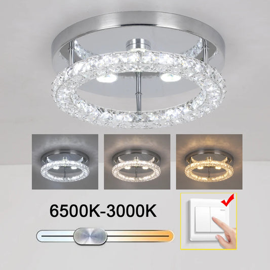 Vetrulus Modern Led Crystal Chandelier Pendant Light