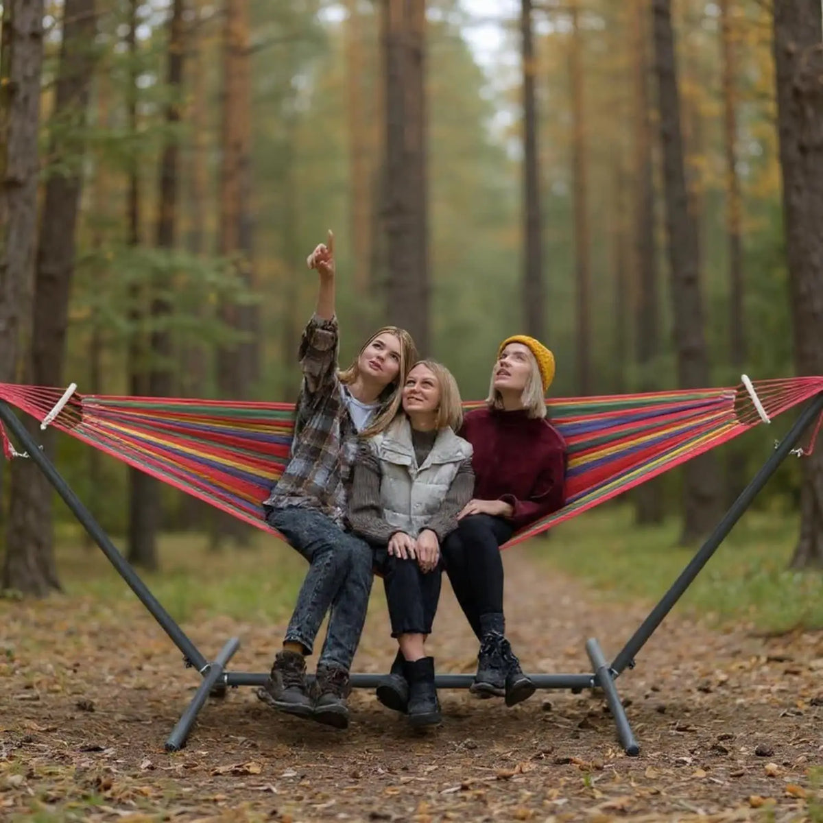 Gyroor Adjustable Stand Hammock With Storage Bag For Outdoor Relaxation