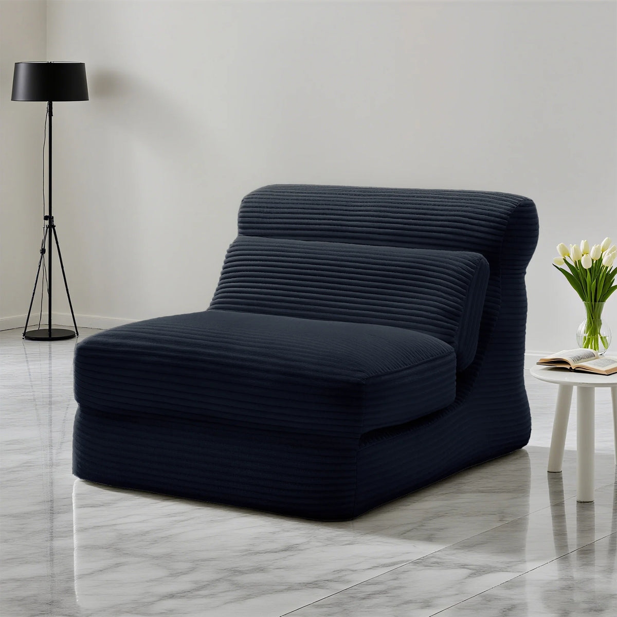JHK Ergonomic Folding Sofa Bed With Lumbar Support Convertible Chair