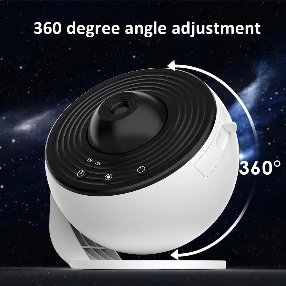 Aiopp Galaxy Projector Featuring Silent Operation And Led Night Light