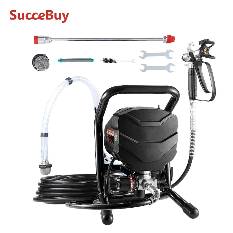 SucceBuy 650W Electric Airless Paint Sprayer With Extension Rod