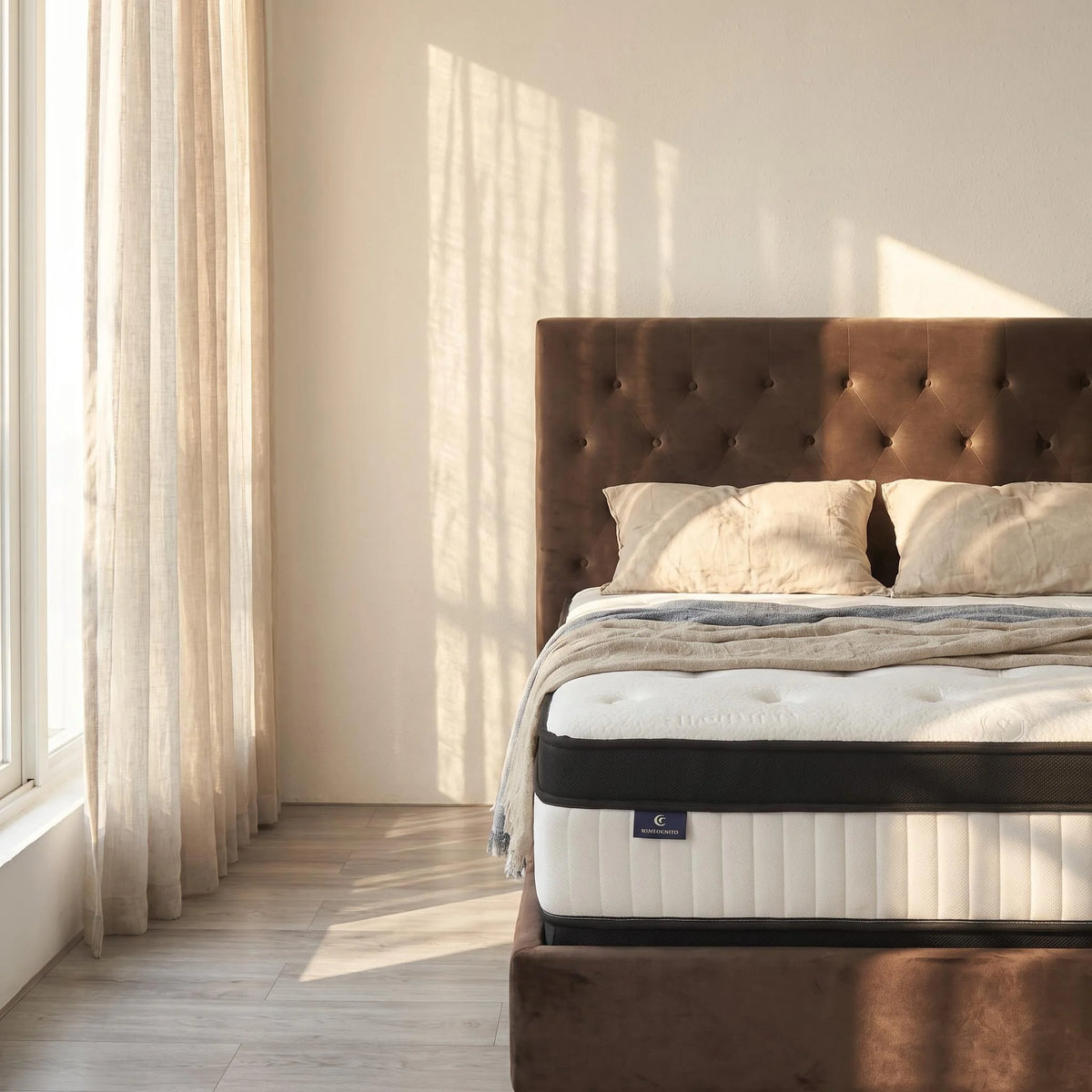 Hybrid Pocket Spring Mattress With Medium Firm Pressure Relief Support