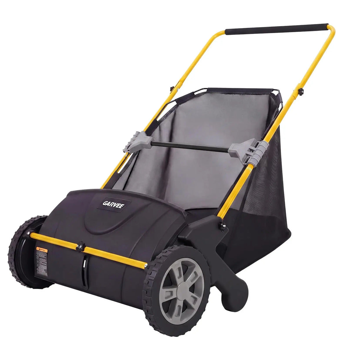 HiMISS Manual Push Lawn Sweeper For Yard Leaf Grass Collection