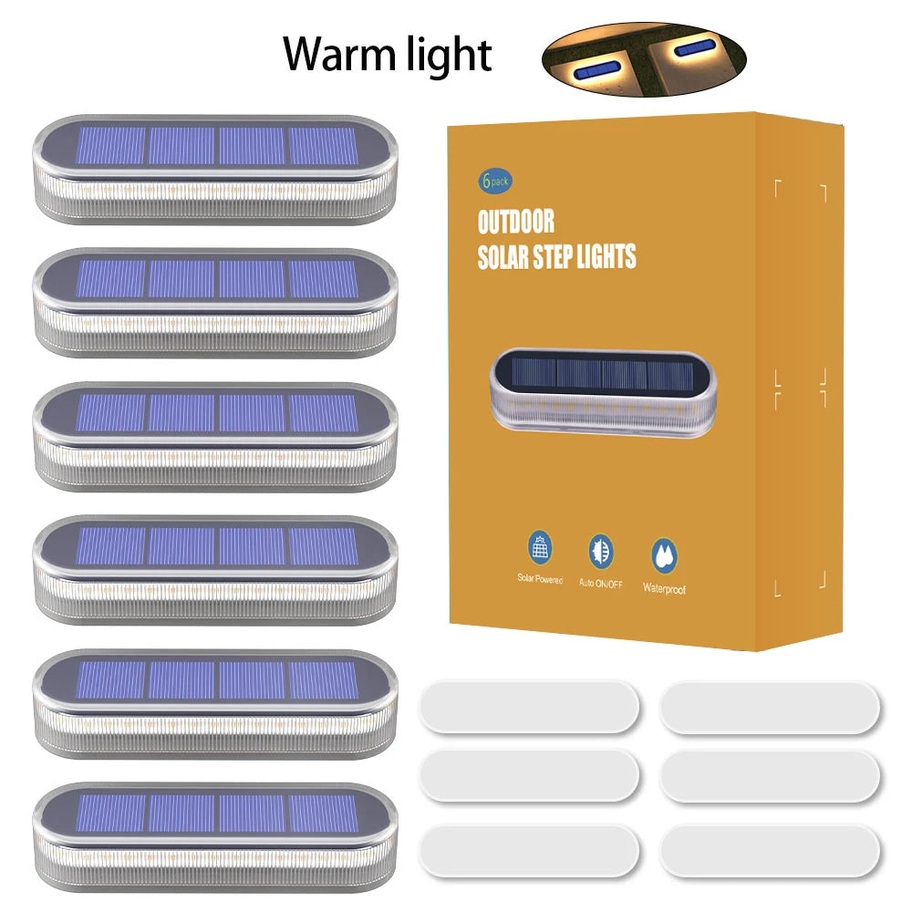 IP68 Waterproof Solar Deck And Pathway Led Step Lighting Panels