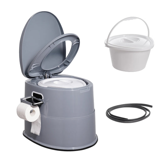 SucceBuy Portable Toilet With Detachable Bucket For Camping And Travel