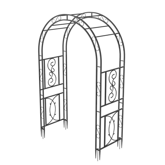 Heavy Duty Metal Garden Arbor And Plant Arch Trellis