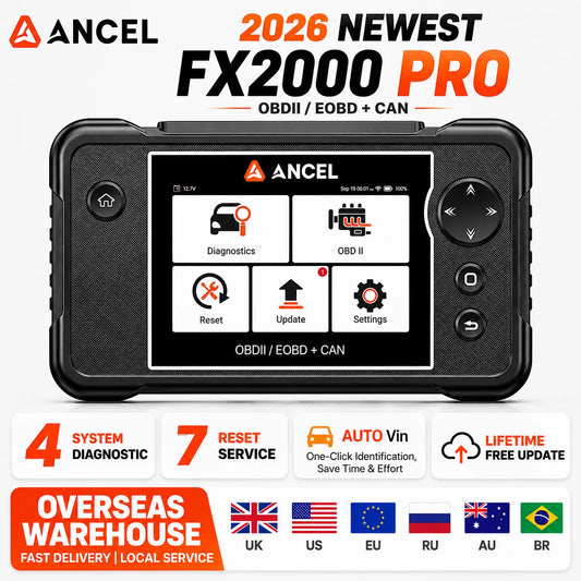 Ancel FX2000 Pro OBD2 Diagnostic Scanner And Reset Tool