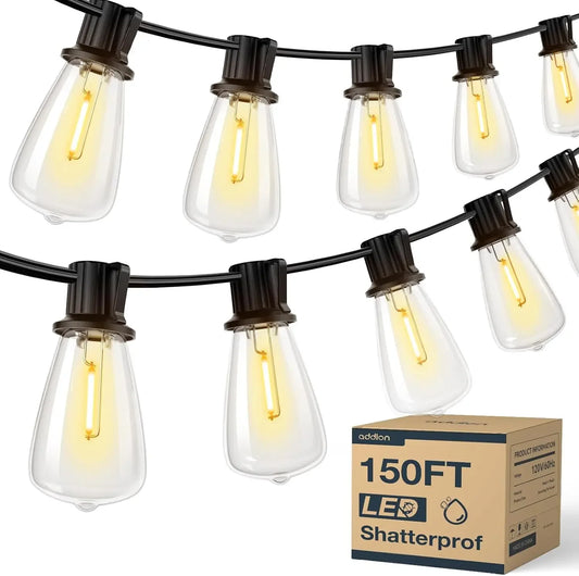 MIMIRGB LED Outdoor String Lights For Garden And Patio