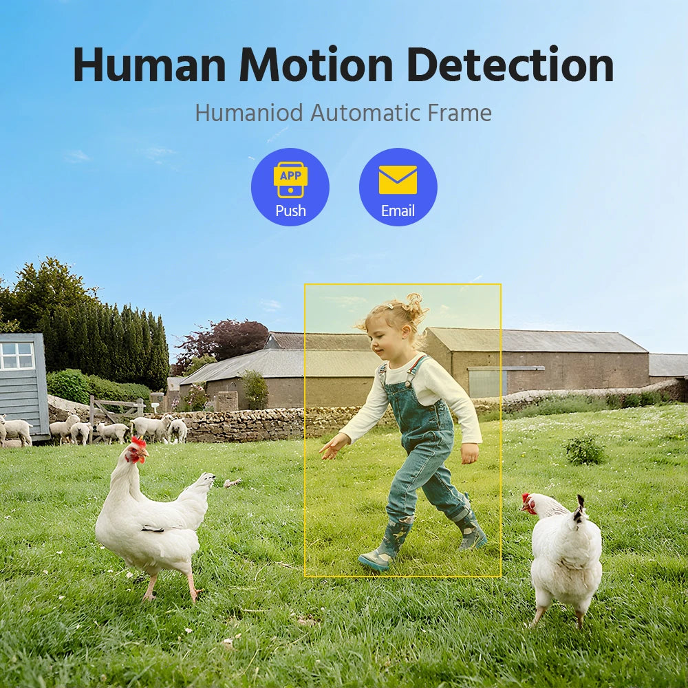 Annke 4Mp Solar Security Cameras With Wireless Nvr Kit