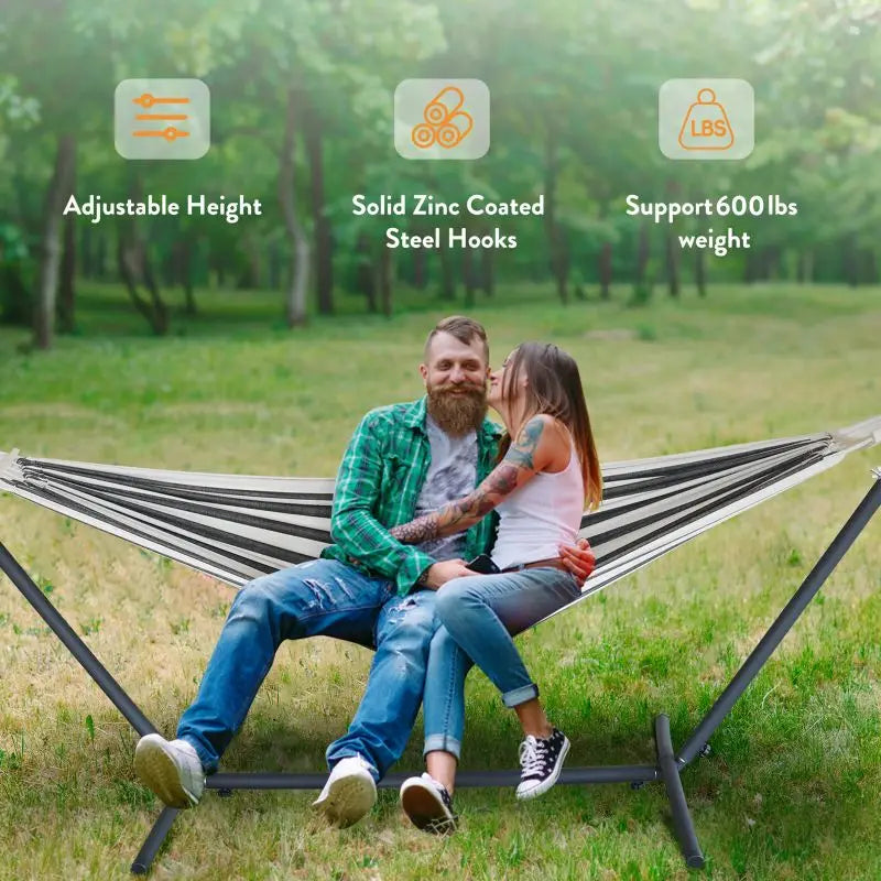 Gyroor Adjustable Standing Hammock With Storage Bag