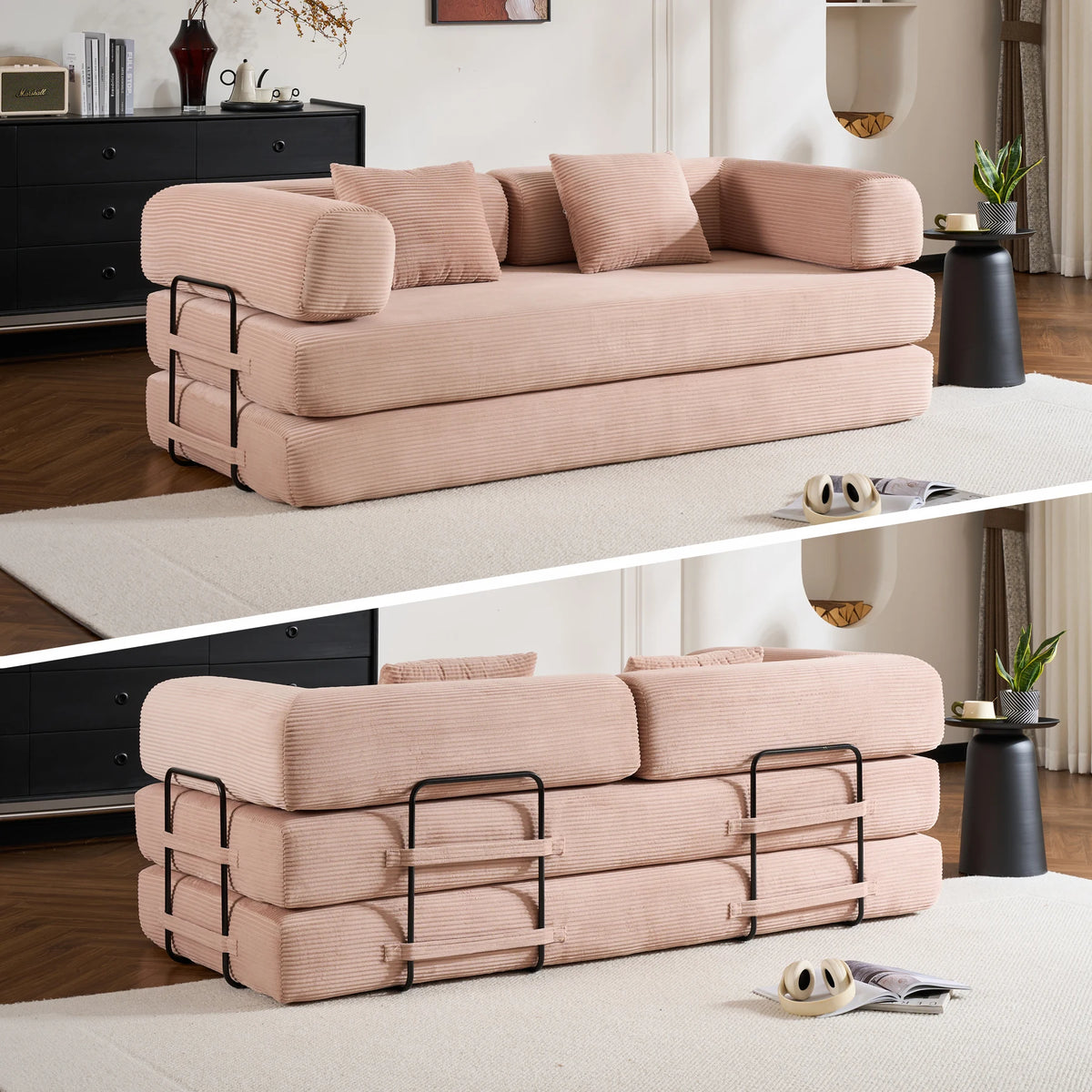Tholis Foldable Sofa Bed Convertible Seating For Living Room