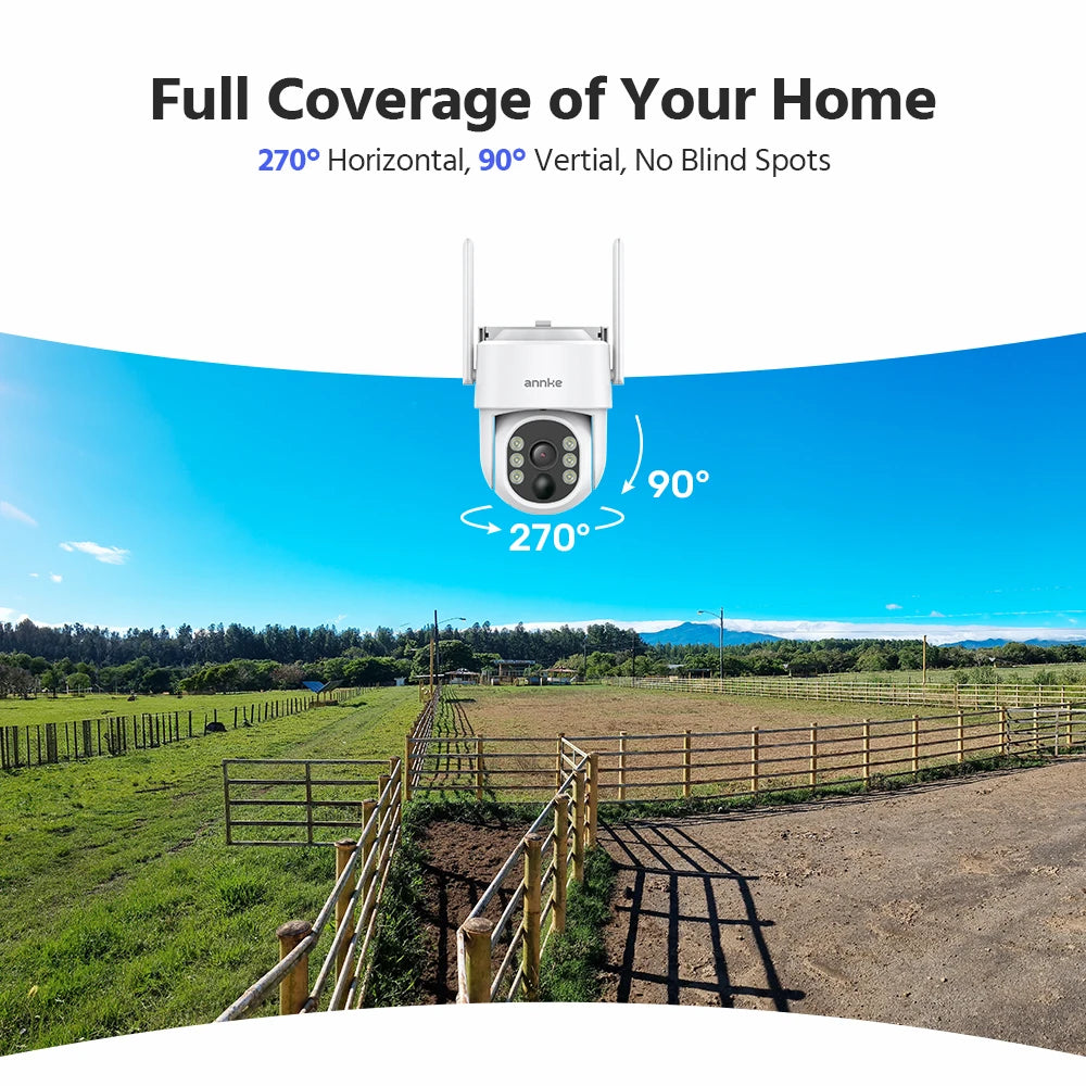 Annke 16CH 4MP Dual Band Solar Wireless Camera Security System