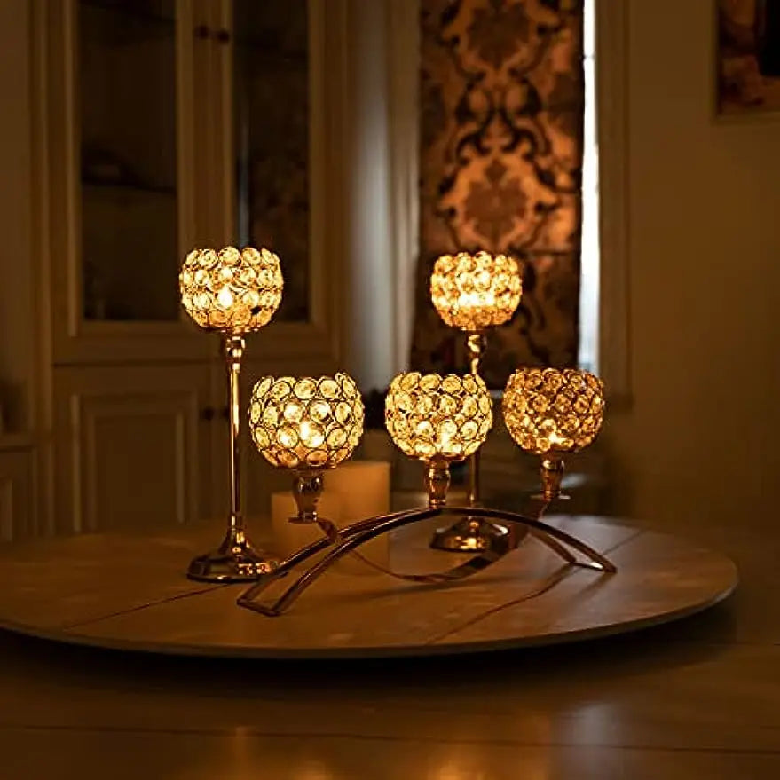 Vincigant Three Arm Candle Holder Candelabra For Wedding Decor