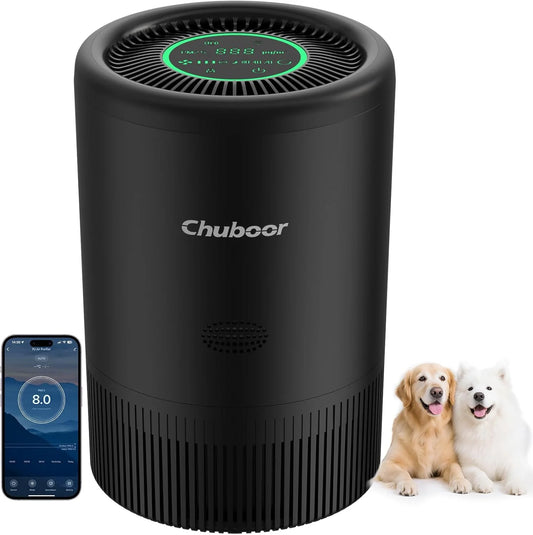 Chuboor Smart Air Purifier H13 HEPA Filter WiFi Air Cleaner