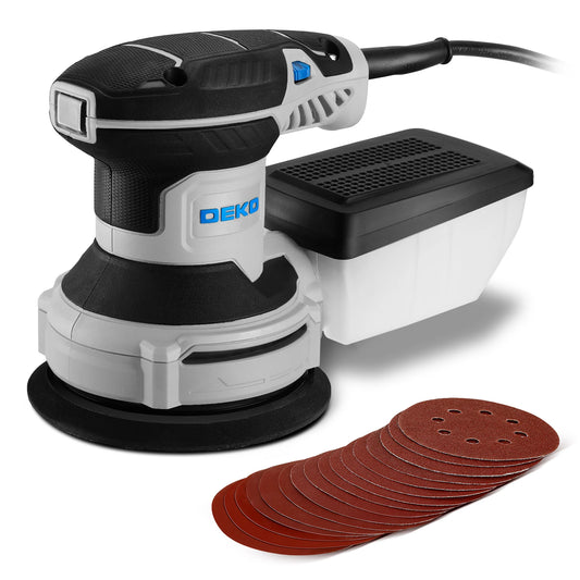 DEKO Powerful Orbital Sander With Efficient Dust Collection