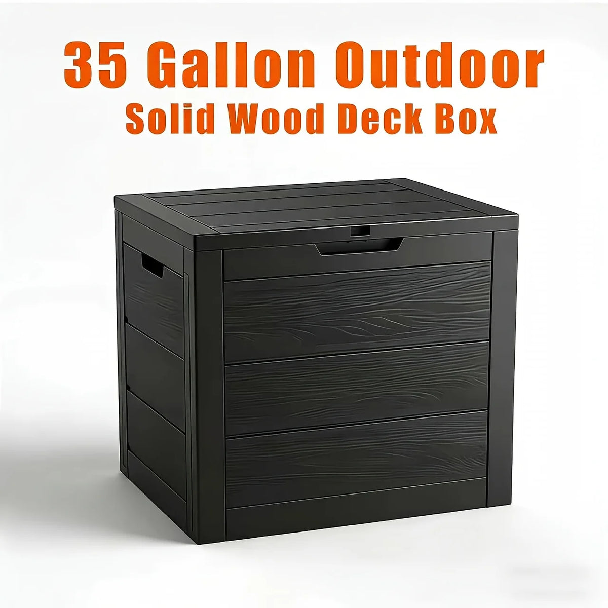 Weatherproof Outdoor Resin Storage Box With Durable Lockable Lid