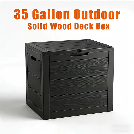 Weatherproof Outdoor Resin Storage Box With Durable Lockable Lid